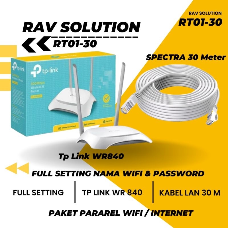 PAKET PARAREL WIFI ROUTER TP LINK WR840 PAKET PARAREL WIFI ROUTER TP LINK WR840